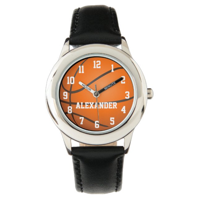 Personlig Kids Basketball Watch Armbandsur (Framsida)
