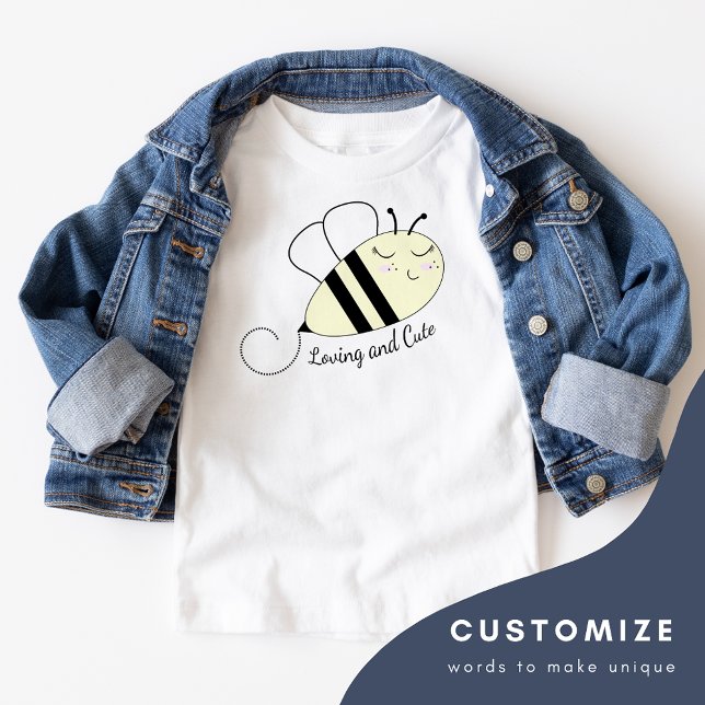Personlig Kids Bee T Shirt (Skapare uppladdad)