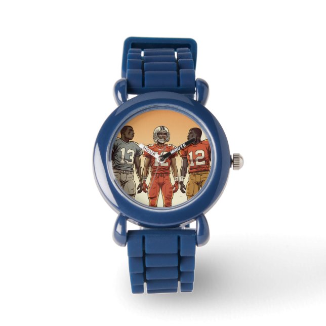 Personlig Kids Boys Baseball Watch Armbandsur (Framsida)