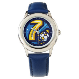 Personlig Kids fotboll, nummer 7 Armbandsur