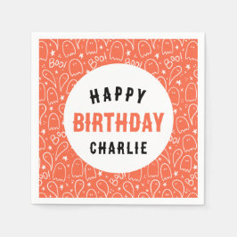 Personlig Kids Halloween-Födelsedagsfest Pappersservett