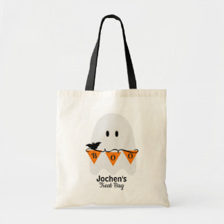 Personlig Kids Halloween Treat Bag Tygkasse