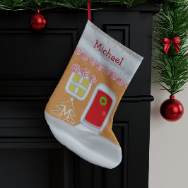 Personlig Kids i underhuset Stor Julstrumpa