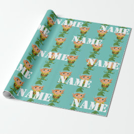 Personlig Kids Jul Elf Presentpapper