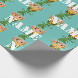 Personlig Kids Jul Elf Presentpapper