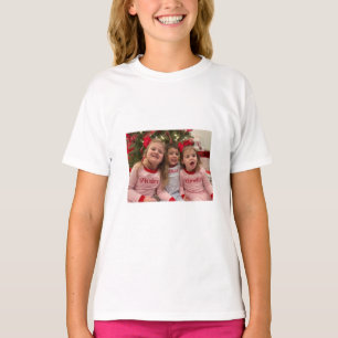 Personlig Kids Monogrammed Pajamas T Shirt