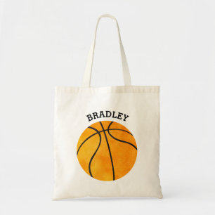 Personlig Kids Orange Basketball Sports Boys Tygkasse