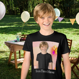 Personlig Kids Shirt, Anpassningsbar Photo Shirt T