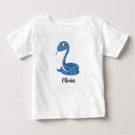 Personlig Kids Snakes Girls Baby T-Shirt