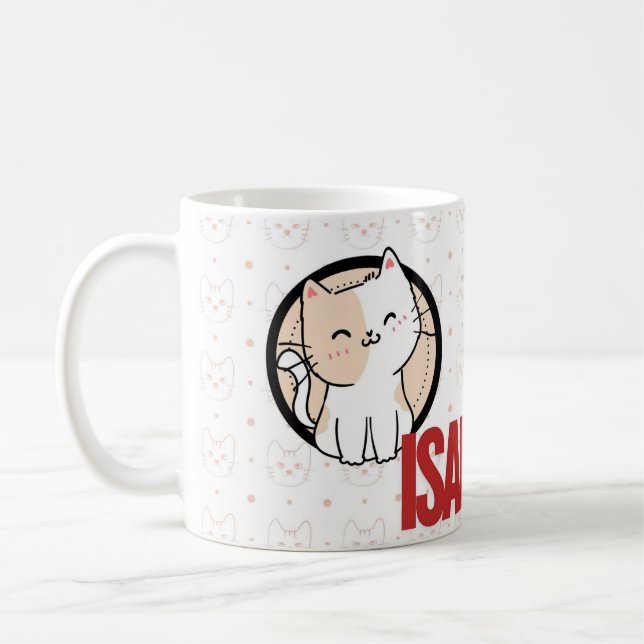 Personlig Kids Superassistance Mugg - Custom Name  (Vänster)