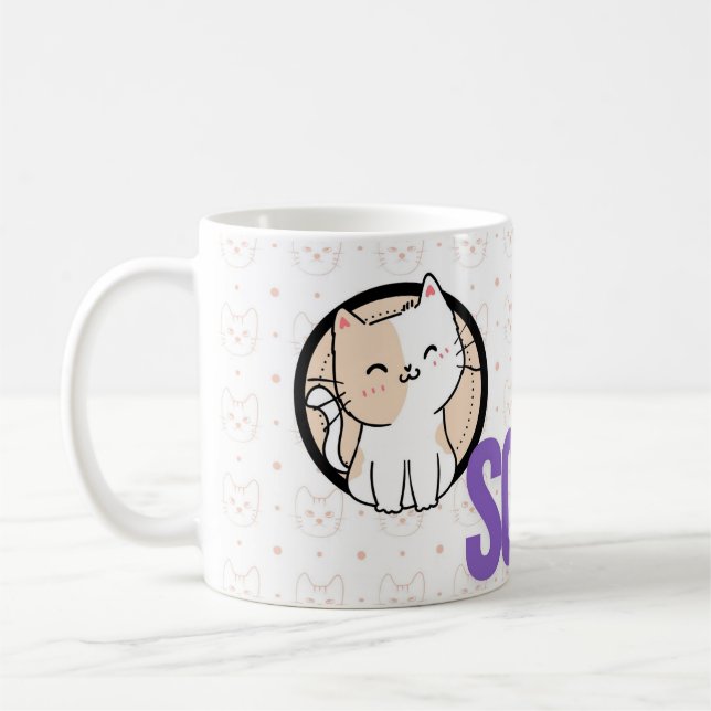 Personlig Kids Superassistance Mugg - Custom Name  (Vänster)