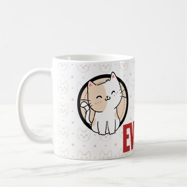 Personlig Kids Superassistance Mugg - Custom Name  (Vänster)