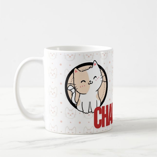Personlig Kids Superassistance Mugg - Custom Name  (Vänster)