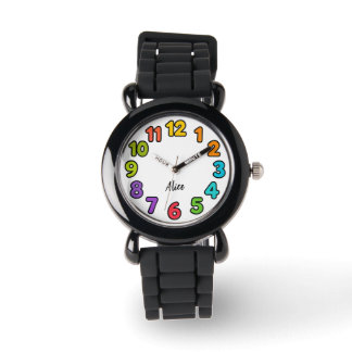 Personlig Kids Watch - Färgsifferdesign Armbandsur