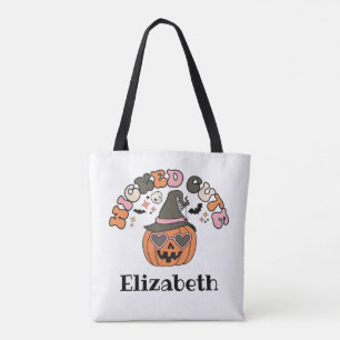 Personlig Kids Wicked Cute Halloween Treat Bag Tygkasse