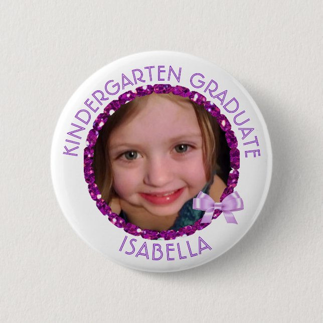 Personlig Kindergarten Student-fotoknapp Knapp (Framsida)