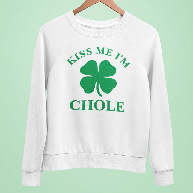 Personlig Kiss Me St. Patrick's Day T-shirt (Skapare uppladdad)