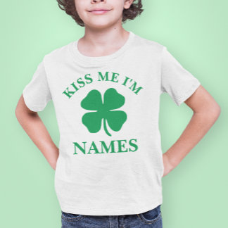 Personlig Kiss Me St. Patrick's Day T-shirt