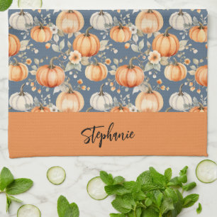 Personlig Kitchen Apron Pumpkins Kökshandduk
