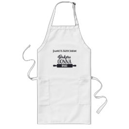 Personlig Kitchen Bakers Gonna Bake Långt Förkläde