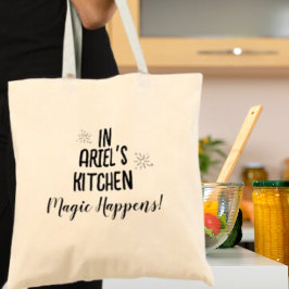 Personlig Kitchen Magic Chef Cook Foodie Gift Tygkasse