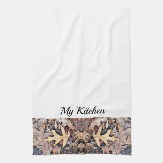 Personlig Kitchen Towel - Autumn Oak Löv Kökshandduk