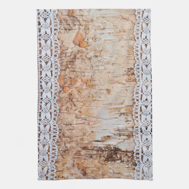 Personlig Kitchen Towel Land Barn Wood Snöre Kökshandduk (Vertikal)