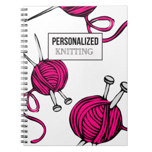 Personlig Kitting Notebook Anteckningsbok