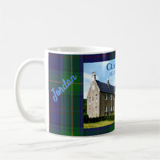 Personlig klan Boyle's Kelburn Castle & Tartan Kaffemugg