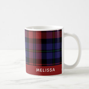 Personlig Klan MacLachlan Tartan Play Namn Kaffemugg