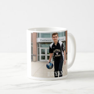 Personlig klass 2026 Bowling Foto Kaffemugg