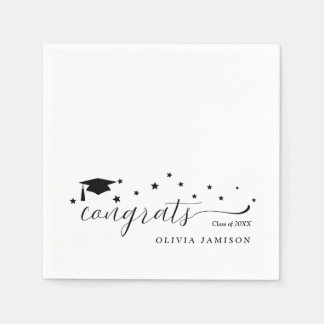 Personlig klass för 2025 Studentfest Decor Pappersservett