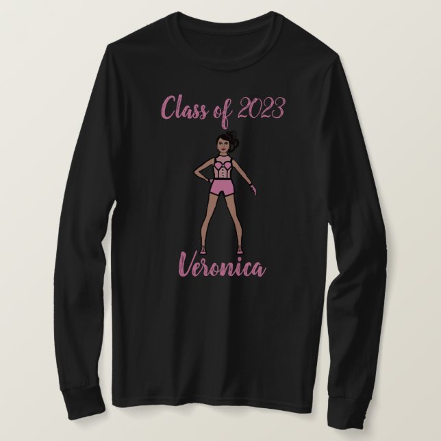 Personlig klass i Majorette Shirt Candy T Shirt (Design framsida)