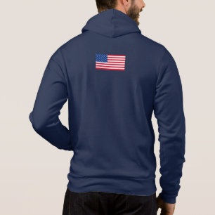 Personlig klassisk amerikansk flaggjacka present t shirt