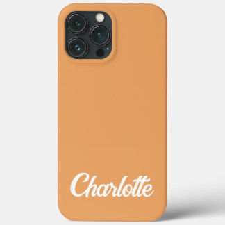 Personlig klassisk elegant monogram iPhone.