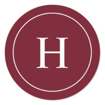 Personlig Klassisk Elegant Monogram