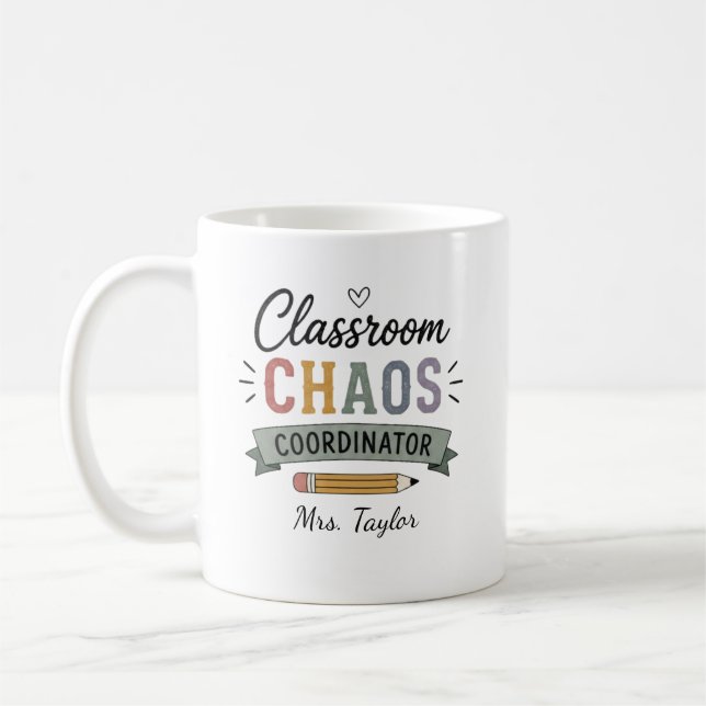 Personlig klassrumskaoskoordinator  kaffemugg (Vänster)