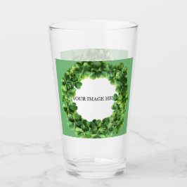 Personlig Klöver Shamrock Glaskopp