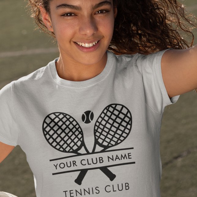Personlig Klubb Namn tennis Team Kapten T Shirt (Lawn tennis club swag t-shirt Custom Players Tees)