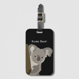 Personlig Koala Bear Bagagebricka
