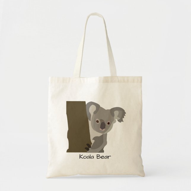Personlig Koala Björn Barn Tygkasse (Framsidan)