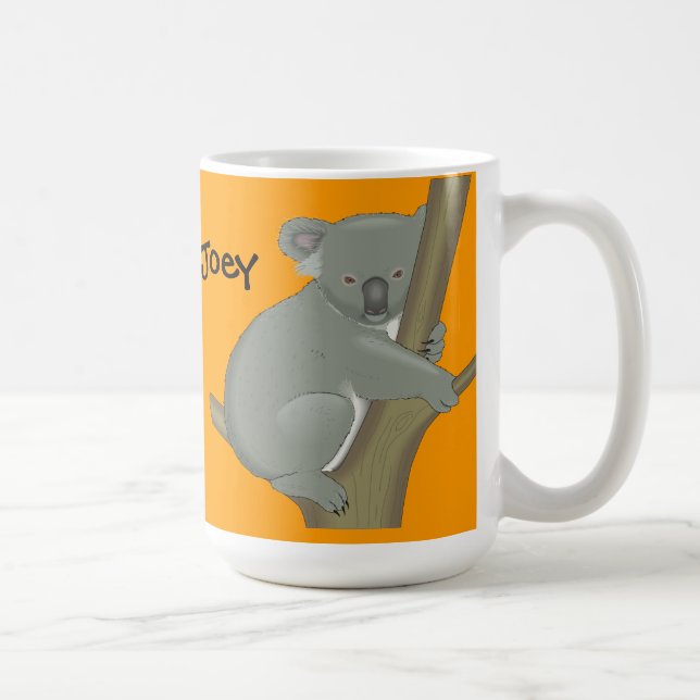Personlig Koalamugg för barn Kaffemugg (Höger)