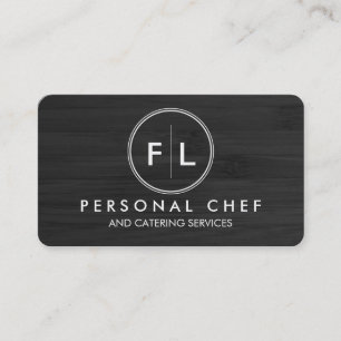 Personlig kock för skärbräda/cateringvisitkort visitkort