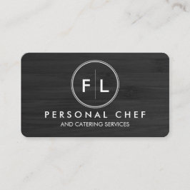 Personlig kock för skärbräda/cateringvisitkort visitkort