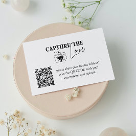 Personlig: Kod för QR-koden Kärlek Bröllop Tilläggskort
