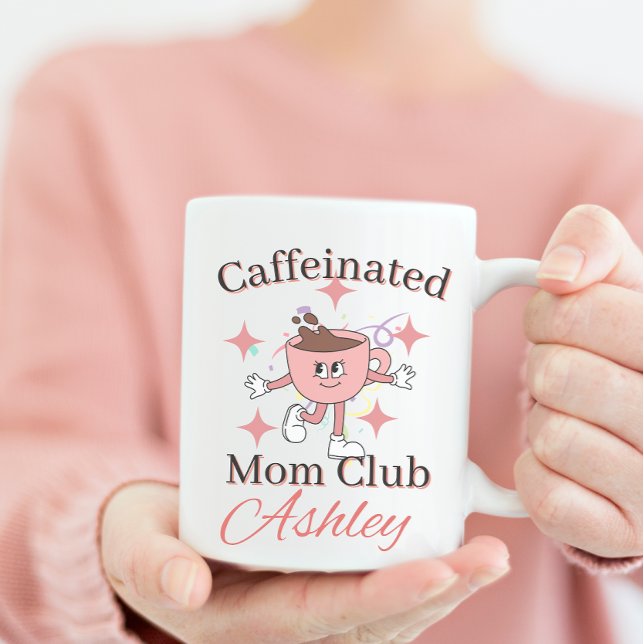 personlig koffeinfri mamma klubb, kaffe mamma kaffemugg (Skapare uppladdad)