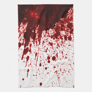 Personlig Köks Towel Blood Splatter Vampire Kökshandduk