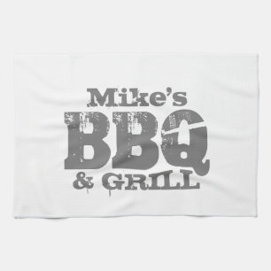 Personlig kökshandduk för BBQ party
