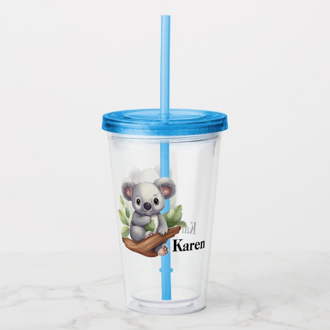 Personlig Kola Björn  Take Away Mugg (Framsida)