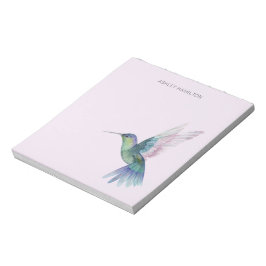 Personlig Kolibri Akvarell Anteckningsblock
